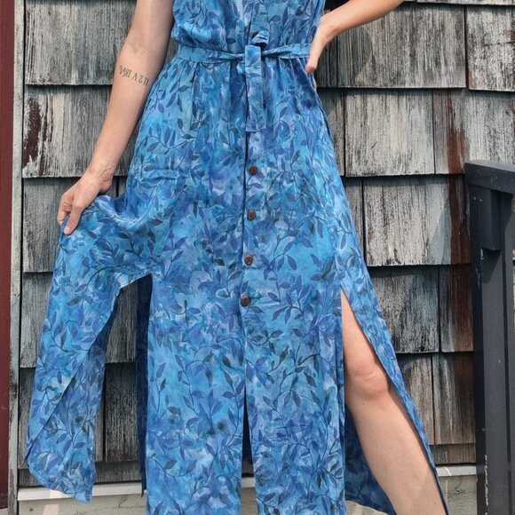 Long blue dress - Picture 3 of 7